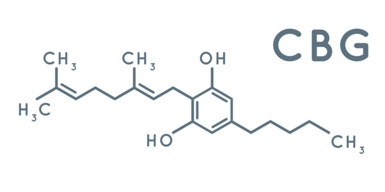 alt="Formula chimica cannabigerolo"