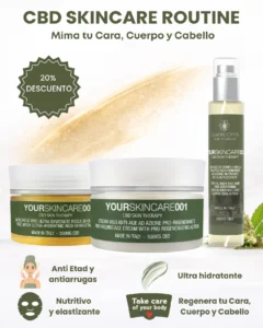 alt="CBD Skincare routine"