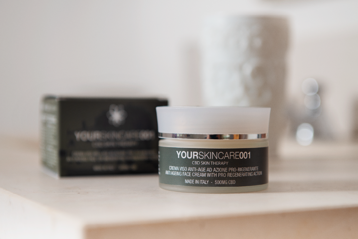 Cosmetici con CBD | 4 Formule per la Pelle Stressata che rassodano, idratano e rinnovano la pelle Crema viso antirughe CBD con Acido Ialuronico